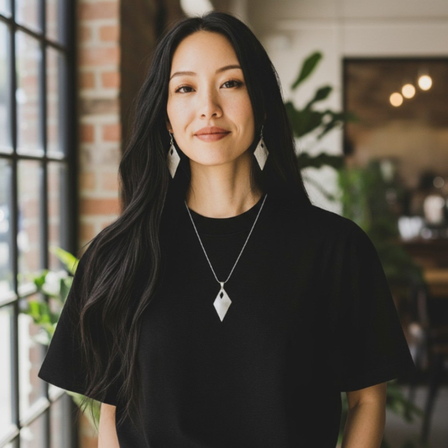 Echoes of Light – Sterling Silver Geometric Set