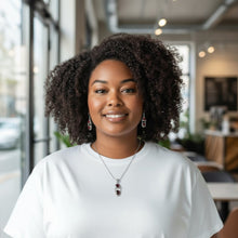 Ember Soul – Sterling Silver and Garnet Set