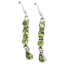 Verdant Spirit – Sterling Silver and Peridot Drop Earrings