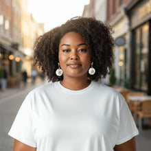 Golden Spiral – Sterling Silver Earrings