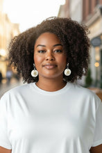 Golden Spiral – Sterling Silver Earrings