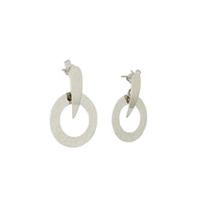 Eclipse Arc – Sterling Silver Earrings