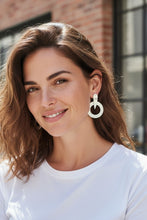 Eclipse Arc – Sterling Silver Earrings