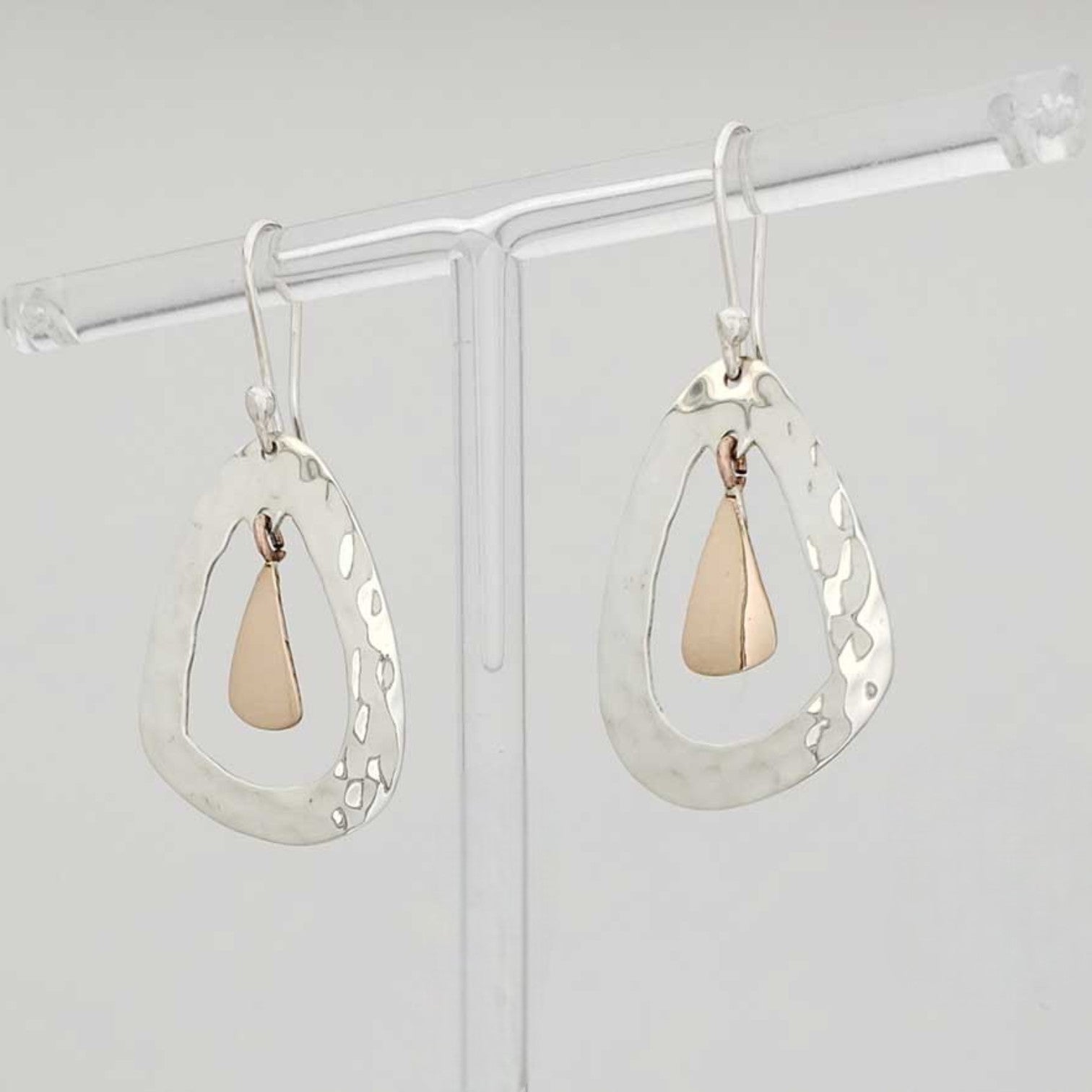 Harmony Drops – Sterling Silver & Gold-Accent Earrings