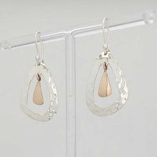 Harmony Drops – Sterling Silver & Gold-Accent Earrings