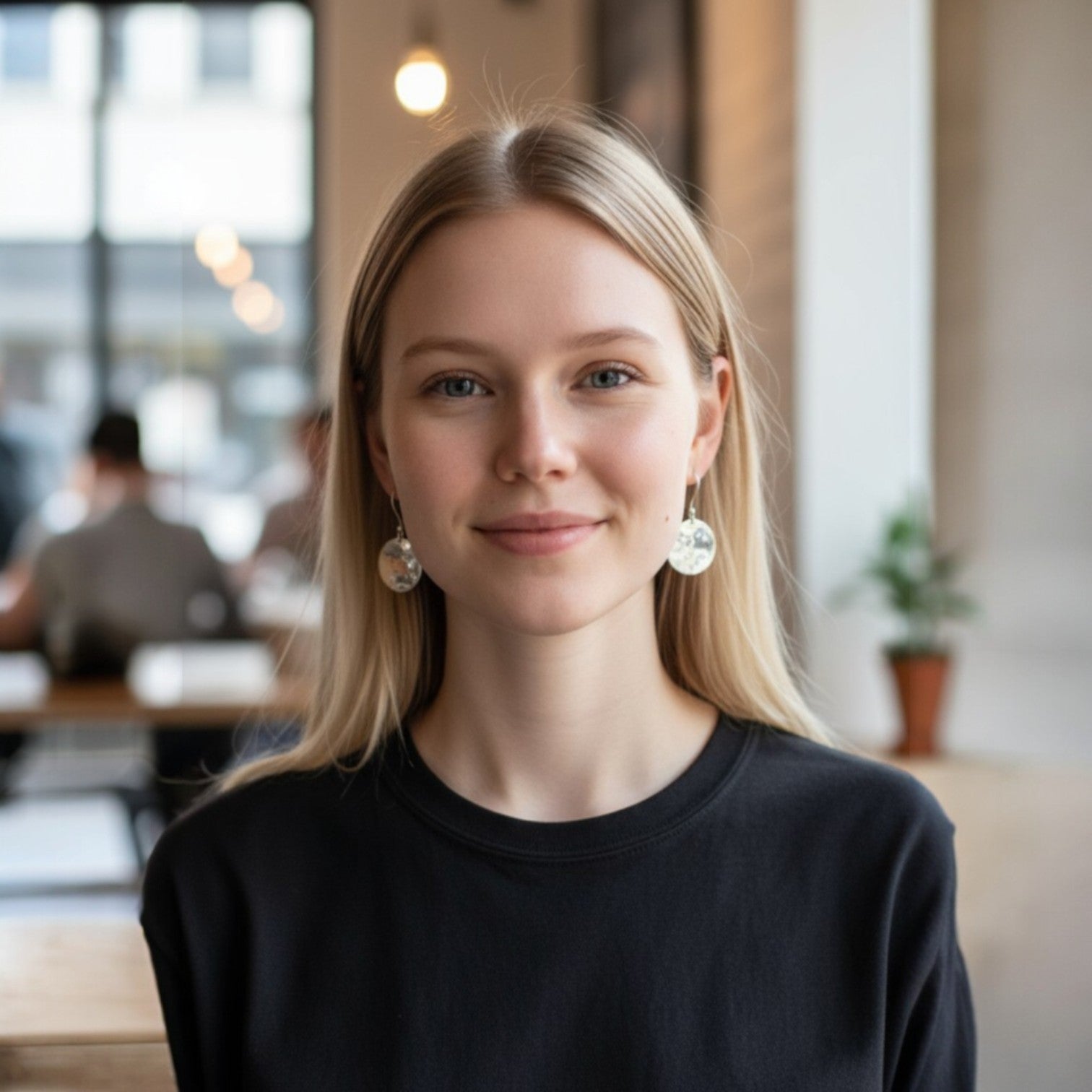Eclipse Path – Sterling Silver Earrings