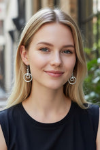 Circle of Light – Sterling Silver Earrings