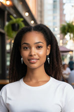 Goddess Rising – Sterling Silver and Pearl Earrings