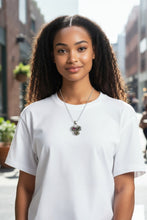 Trinity Bloom – Sterling Silver and Tourmaline Pendant