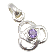 Soul Knot – Sterling Silver Amethyst Pendant