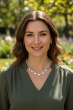 Moonlight Grace – Sterling Silver Pearl Necklace