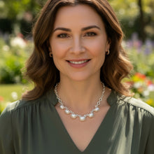 Moonlight Grace – Sterling Silver Pearl Necklace