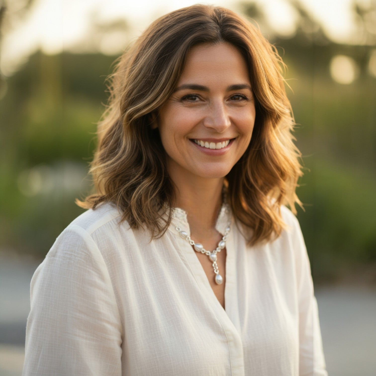 Tears of the Moon – Sterling Silver Pearl Necklace