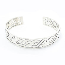Waves of Grace – Sterling Silver Filigree Cuff Bracelet