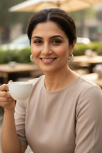 Eternal Weave – Sterling Silver Hoop Earrings