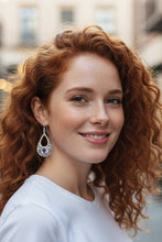 Whispering Amethyst – Sterling Silver Filigree Earrings